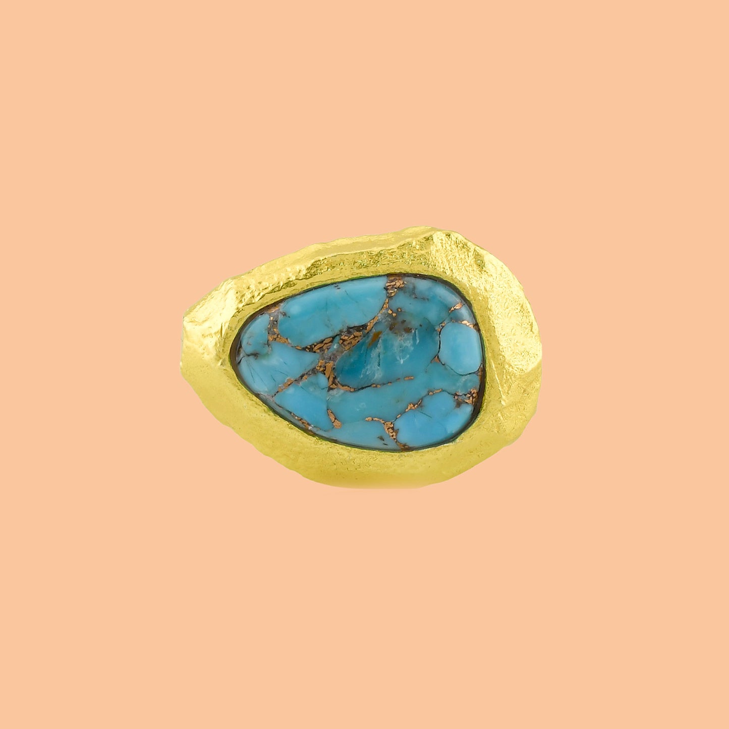 Turquoise Mineral Earthy Ring