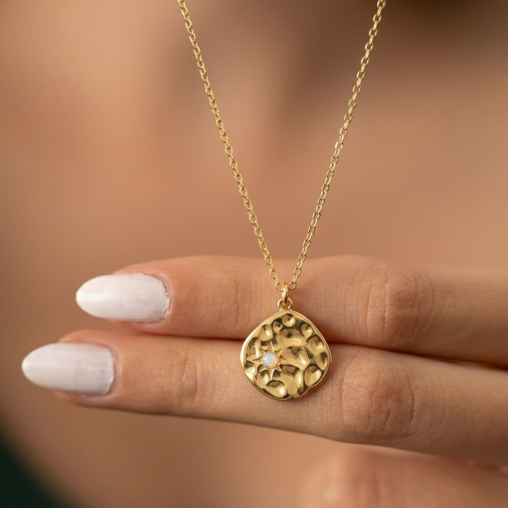 Opal Moonlit Necklace (October)