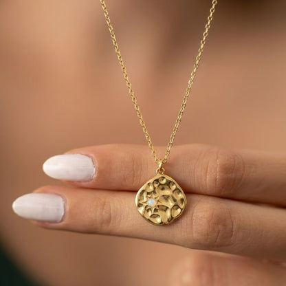 Opal Moonlit Necklace (October)