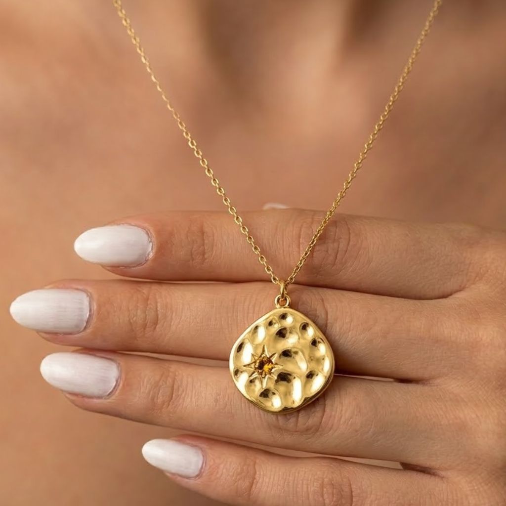Citrine Horizon Necklace (November)