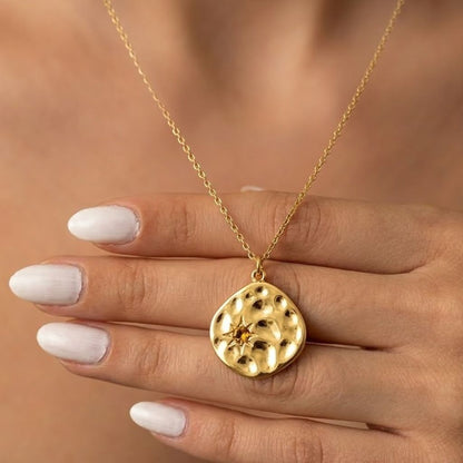 Citrine Horizon Necklace (November)