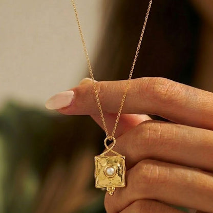 October Birthstone Infinity Necklace