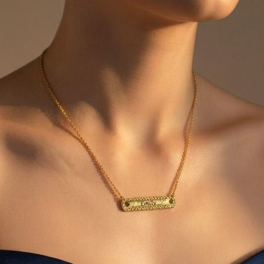 Soleil Inscription Necklace