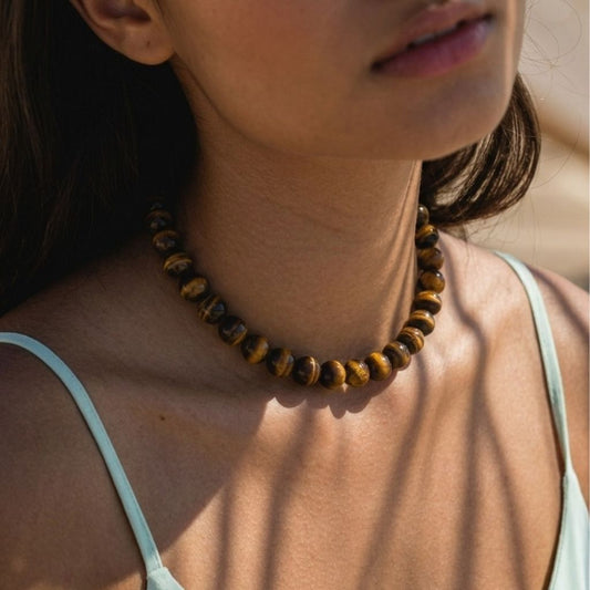 Tiger’s Eye Power Bead Necklace