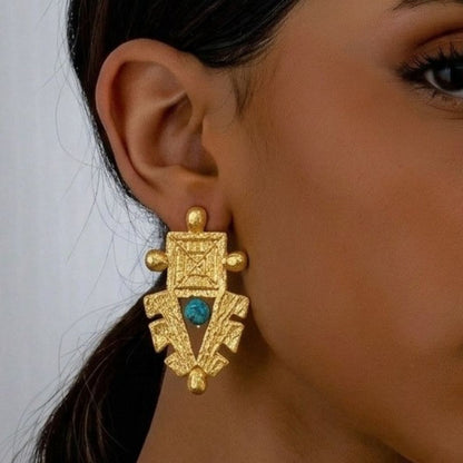 Turquoise Guardian Earrings