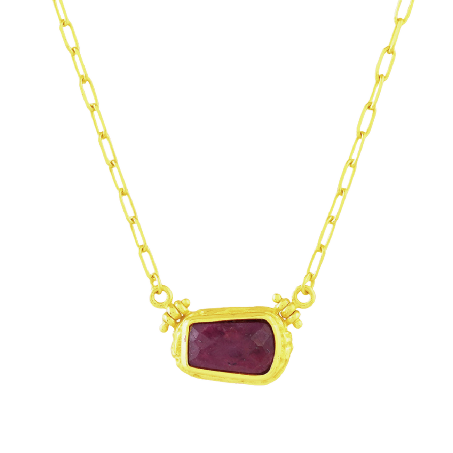 Ruby Reflections Necklace