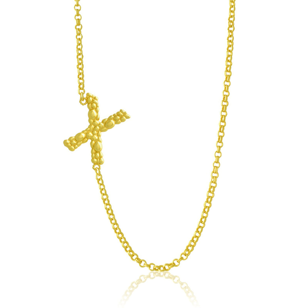 Initial Chain Monogram Necklace