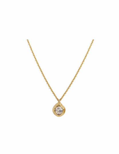Azure 9kt Gold Lab Grown Diamond Necklace