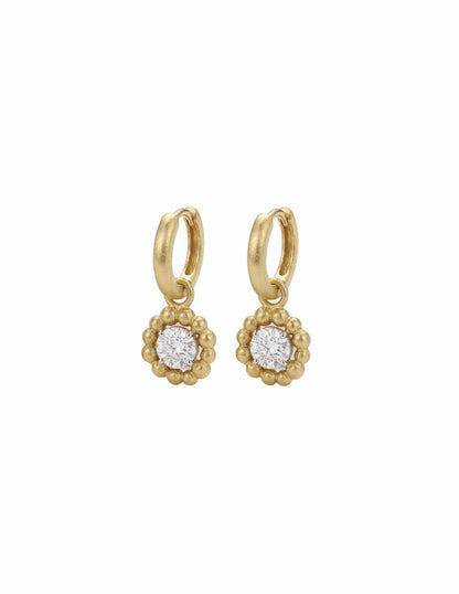 Solara 9kt Gold Lab Grown Diamond Hoops