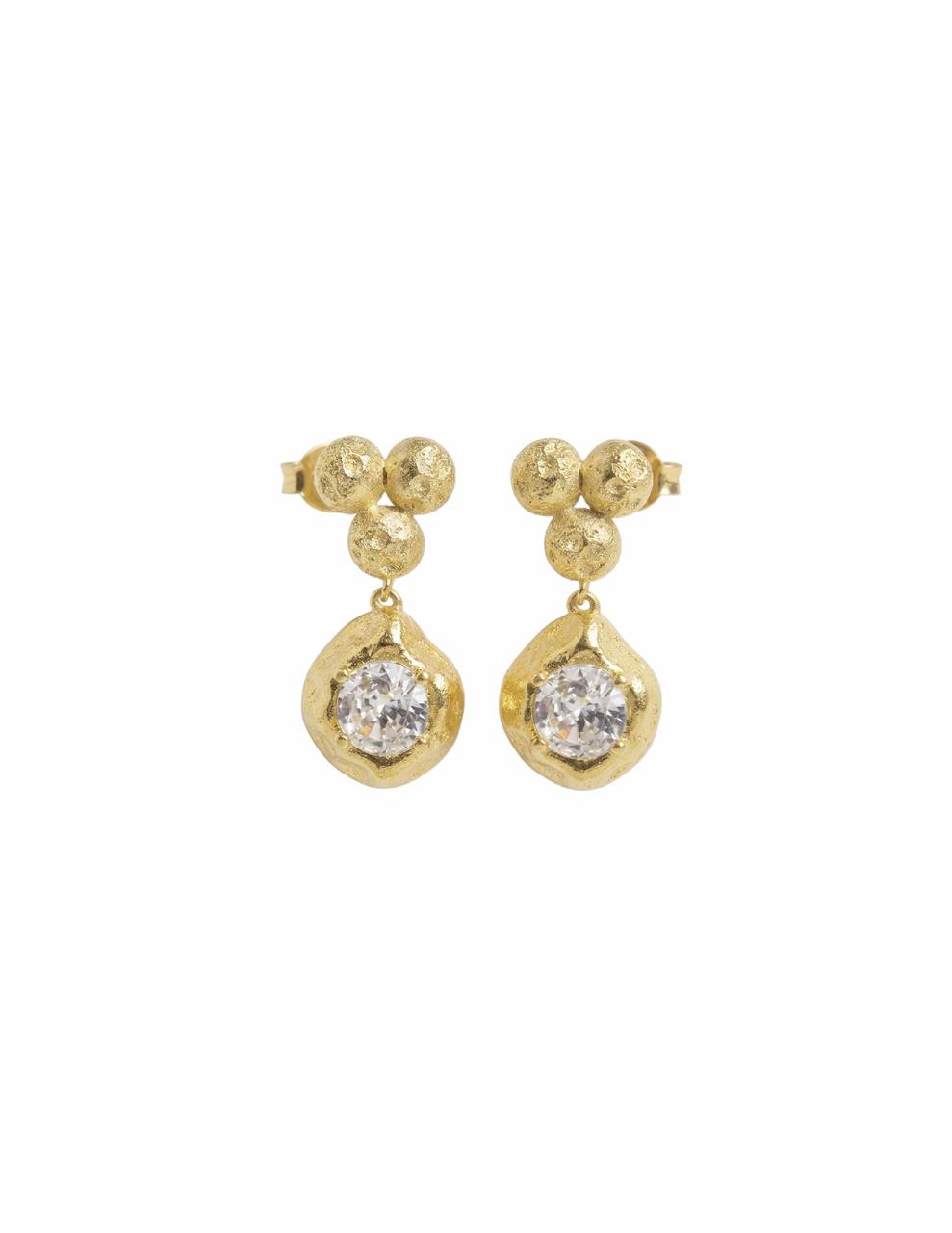 Azure 9kt Gold Lab Grown Diamond Earrings