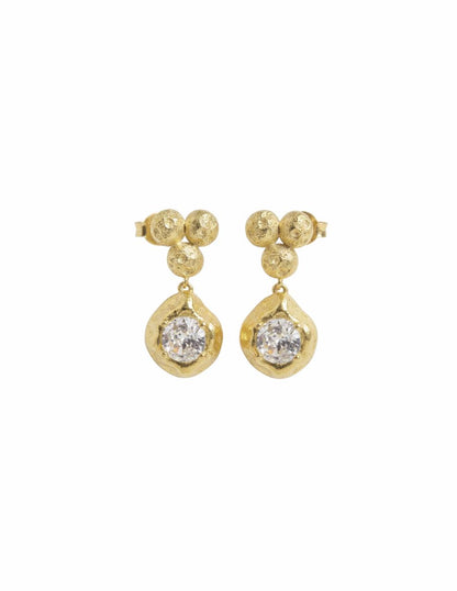 Azure 9kt Gold Lab Grown Diamond Earrings