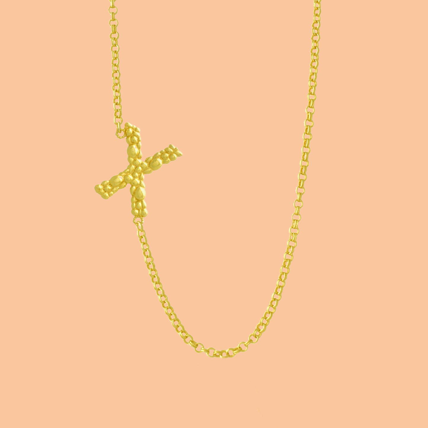 Initial Chain Monogram Necklace