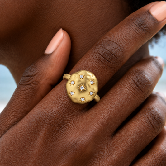 Celeste 9kt Gold Lab Grown Diamond Ring