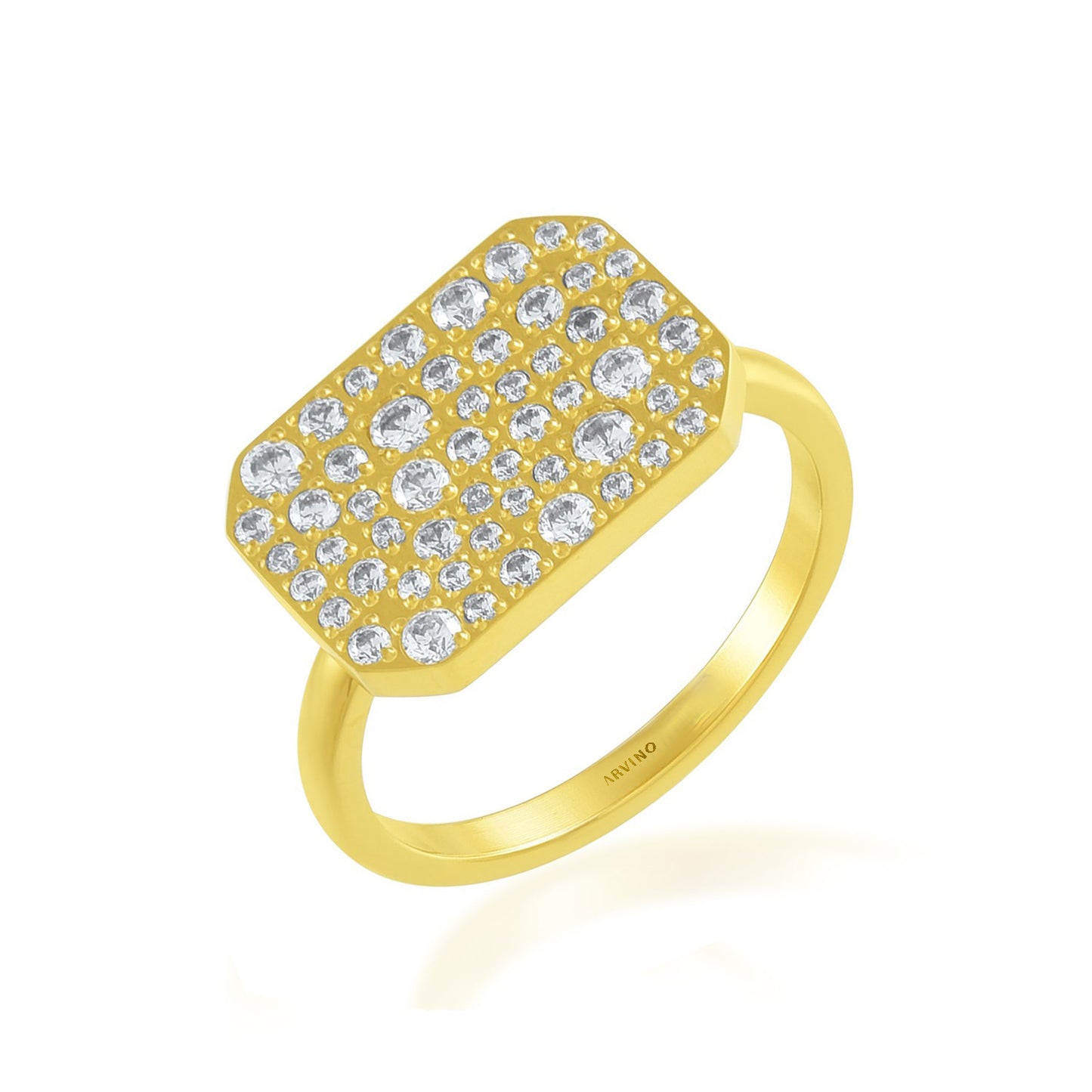 Crystal Bullion Finery Ring