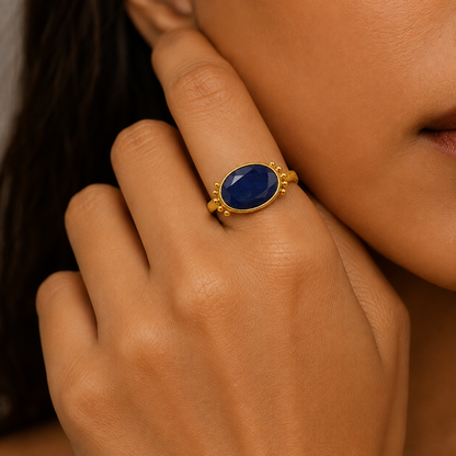 Lapis Radiance Ring
