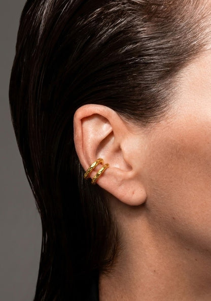 Organic Curve 92.5 Sterling Silver Ear cuff
