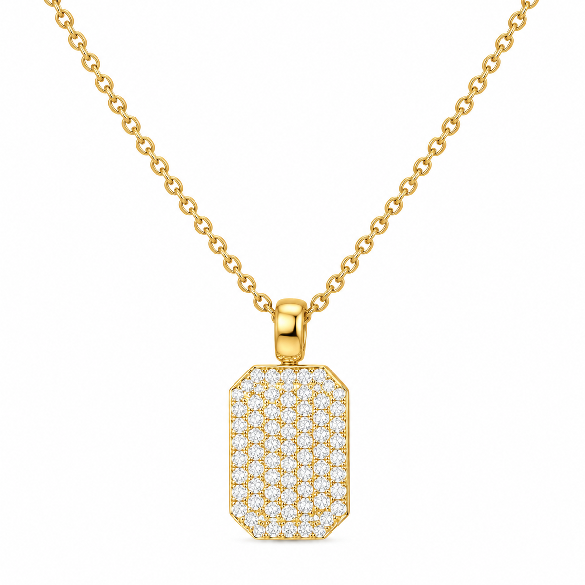 Crystal Bullion Finery Necklace
