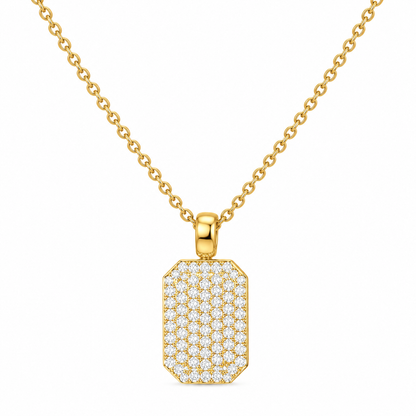 Crystal Bullion Finery Necklace
