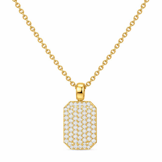 Crystal Bullion Finery Necklace