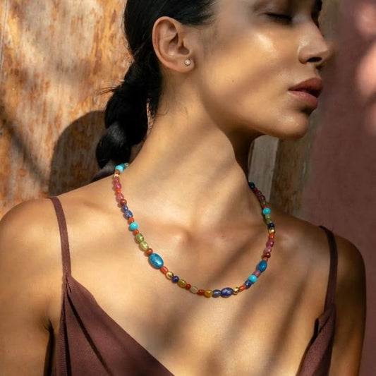 Mosaic Village Necklace