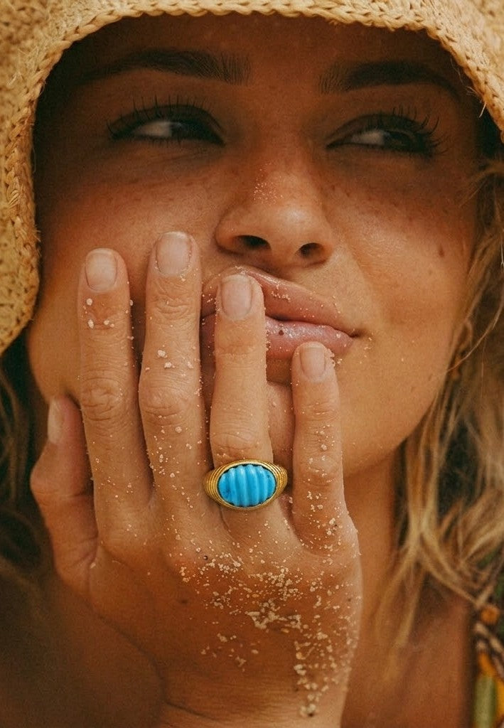 Turquoise Gold Ring