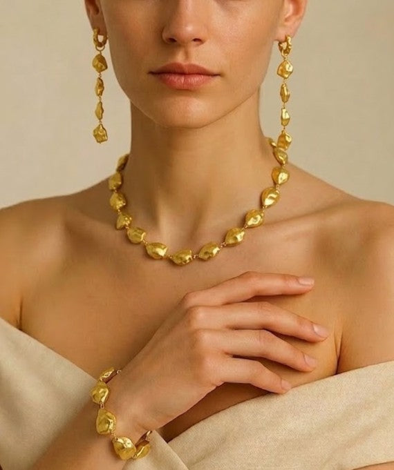 Asymmetrical Nugget Bracelet