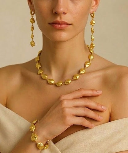 Asymmetrical Nugget Bracelet