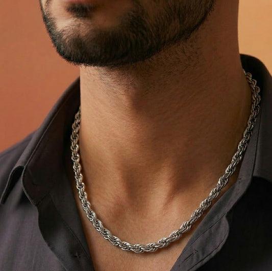 Rugged Flow Men's Chain Silver