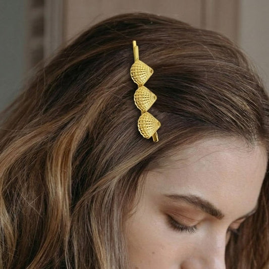 Textured Shell Hairpin