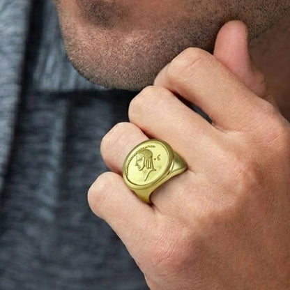 Caesar Signet Men's Ring