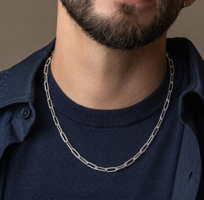 Clip Couture Necklace Silver