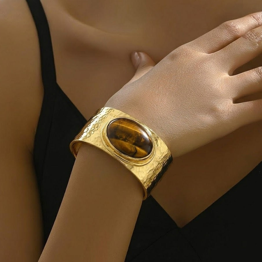 Tiger’s Eye Power Cuff