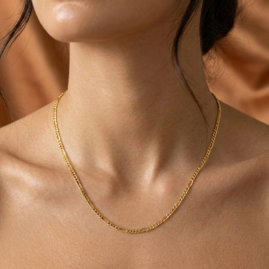 Retro Flat Link Chain in 92.5 Sterling Silver