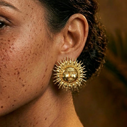 Surya Mandala Studs