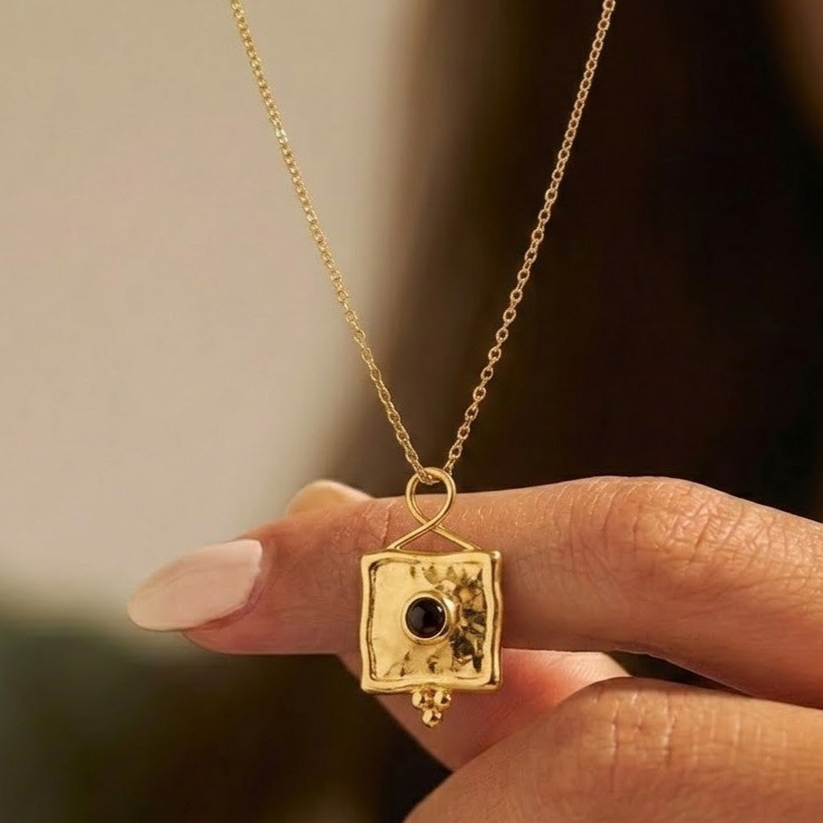 July Birthstone Infinity Necklace