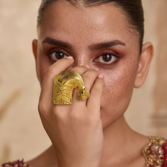 Rajputana Crest Ring