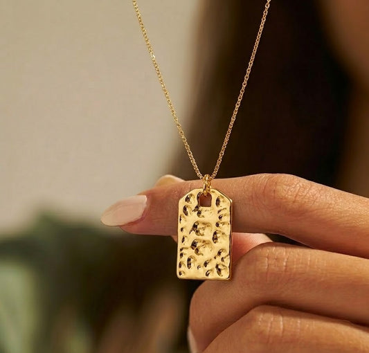 Memory Tag Engravable Necklace