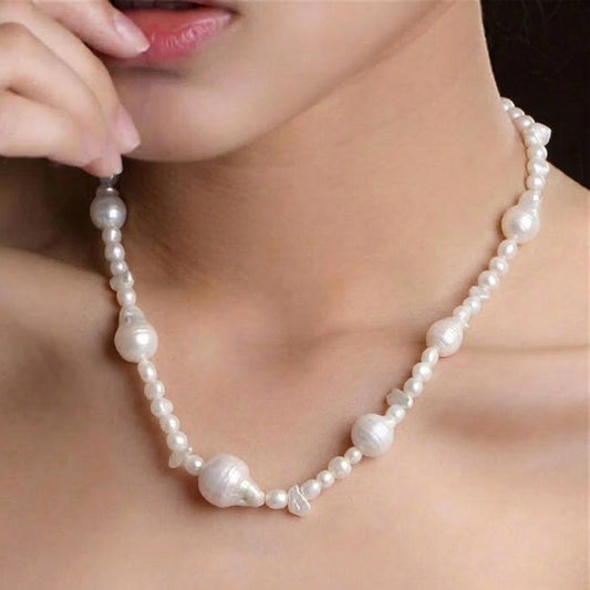 Pearl Nebula Cloud Necklace