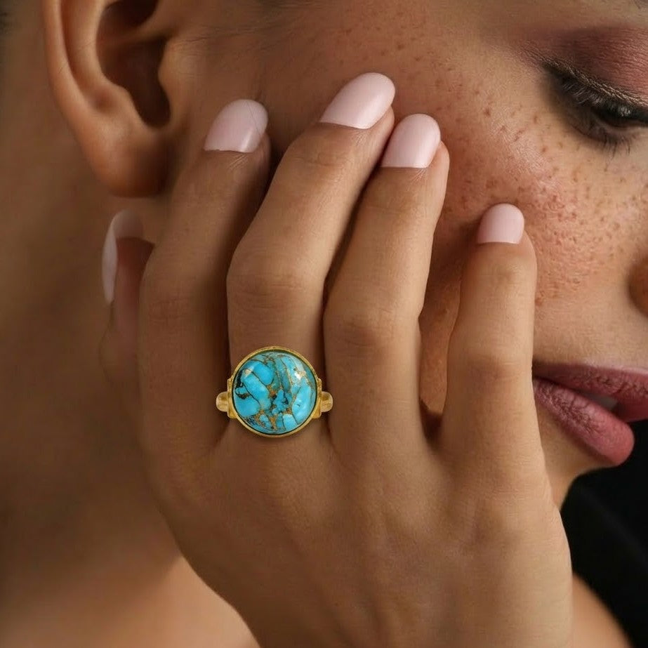 Pushkar Turquoise Ring