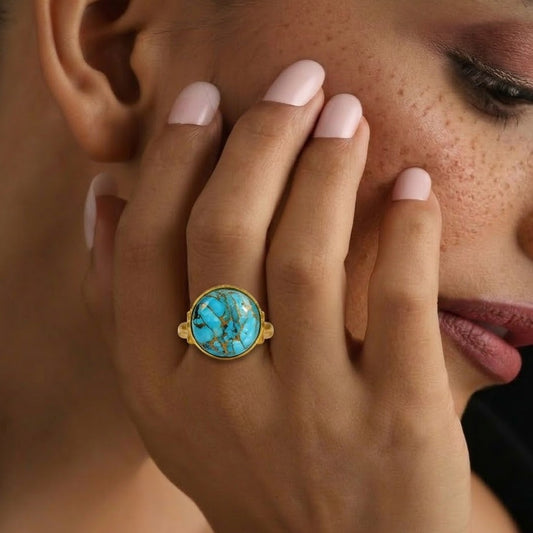 Pushkar Turquoise Ring
