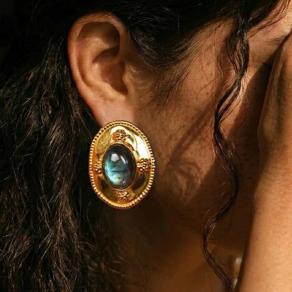 Meera Studs in 92.5 Sterling Silver