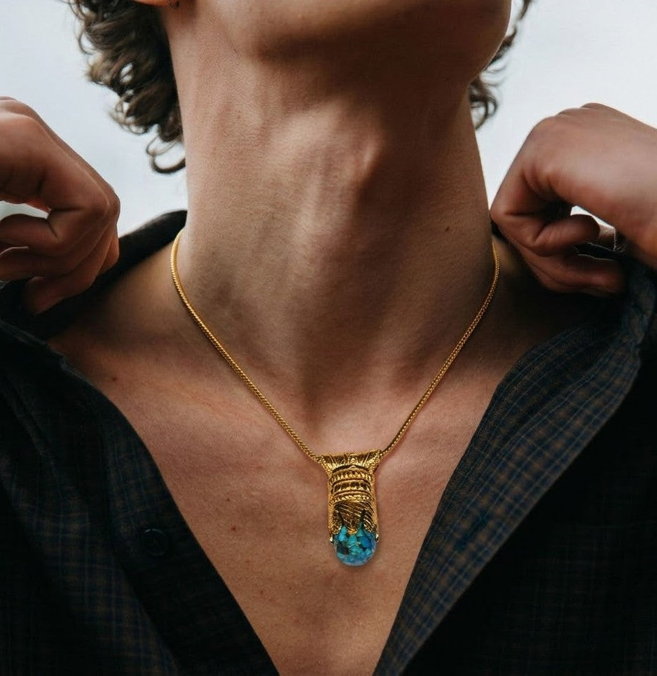 Turquoise Potion Unisex Chain Necklace